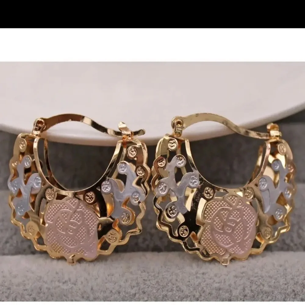 Trendy  Hollow Out Hoop Earrings For Women Stylish Jewelry